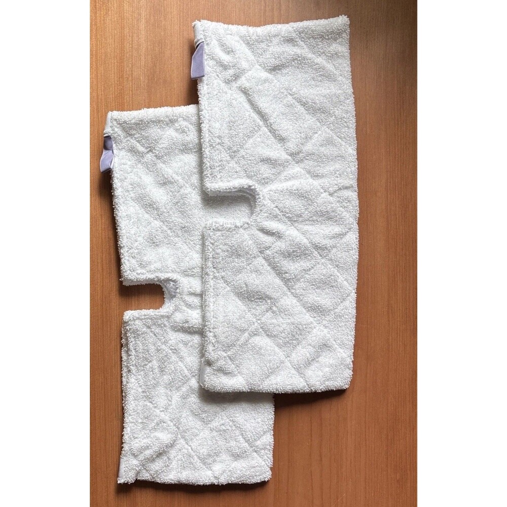 Shark Steam Mop Rectangle Head 16x6” Reusable Covers - 2 Steam Cleaning Cloths